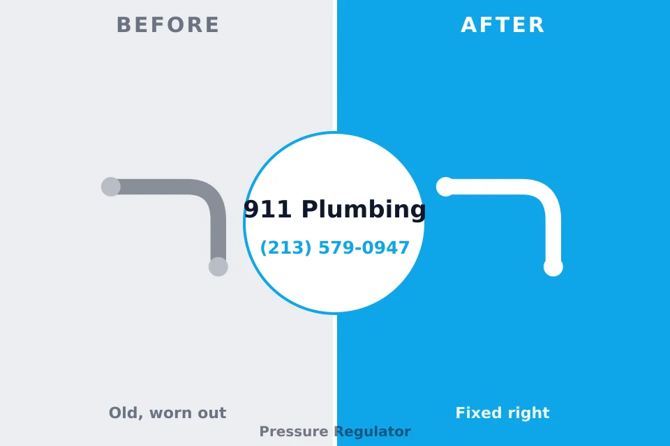 Before and after: plumbing repair North Yelm, WA